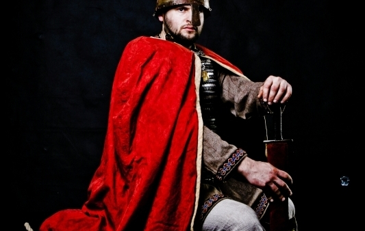 Wojowie na rynku i narty Wotana - Łódzka Wioska Historyczna 2013