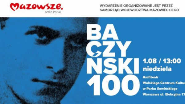 Koncert poetycki "Baczyński 100" - 1 sierpnia