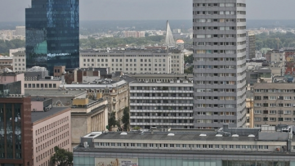 Stolica widziana z chmur