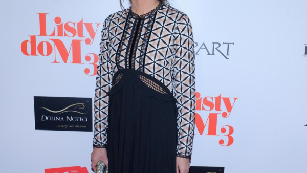 Magdalena Różczka jako szalona pogodynka