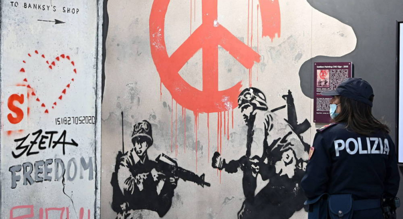 Skradziono pracę Banksy'ego. Teraz zapadły wyroki w tej sprawie