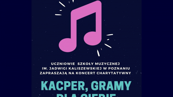 Młodzi artyści zagrają dla Kacpra, którego matka zginęła w kamienicy na Dębcu
