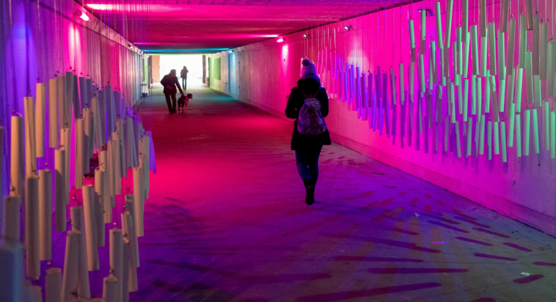 W przejściu podziemnym w Katowicach otwarto tunel muzyczny!