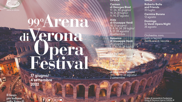 Festiwal operowy Arena di Verona w piątek rozpoczyna się po raz setny