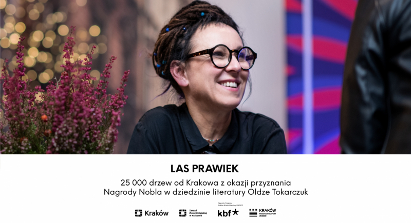 Powstaje LAS PRAWIEK – Kraków zasadzi 25 000 drzew z okazji Nobla dla Olgi Tokarczuk