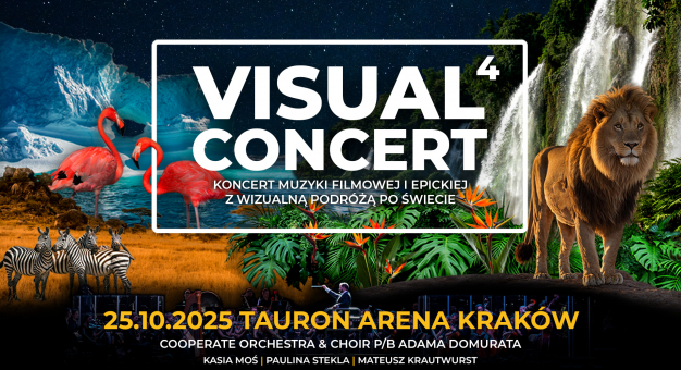 Visual Concert 4: Wyjątkowy koncert muzyki filmowej już 25 października w Krakowie!