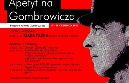 Piknik artystyczny "Apetyt na Gombrowicza" w muzeum we Wsoli