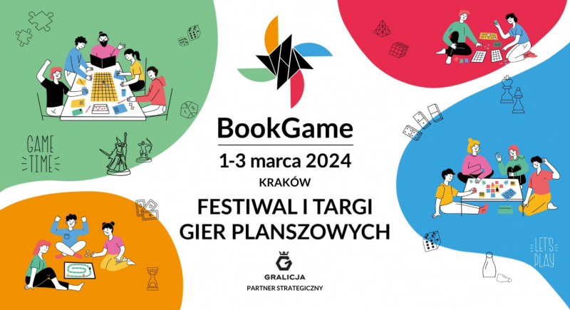 Festiwal i Targi Gier Planszowych BookGame już w marcu w Krakowie!