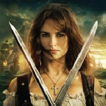 Penelope Cruz na plakacie czwartej części Piratów z Karaibów