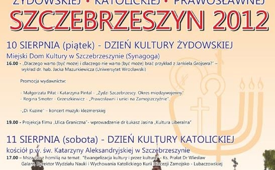 Dni Kultur od piątku w Szczebrzeszynie
