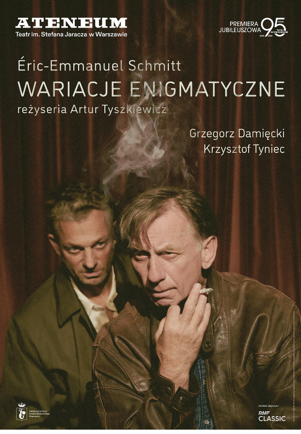 PREMIERA  „WARIACJI ENIGMATYCZNYCH”  ÉRICA-EMMANUELA SCHMITTA  W TEATRZE ATENEUM