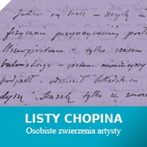 Płyta z listami Chopina - w marcu