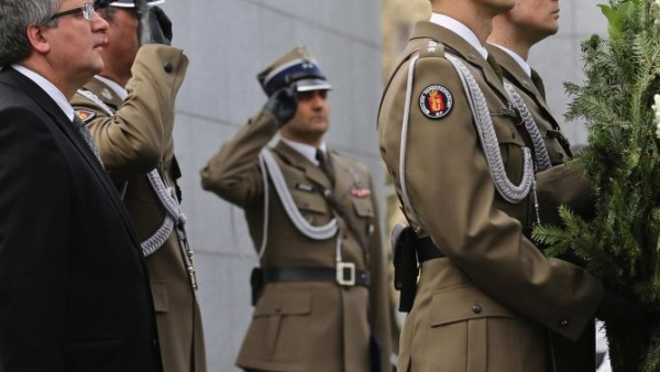 Uczczono pamięć o uczestnikach powstania w getcie warszawskim