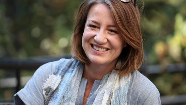 Urodzinowa Maja Ostaszewska złożyła życzenia uczniom