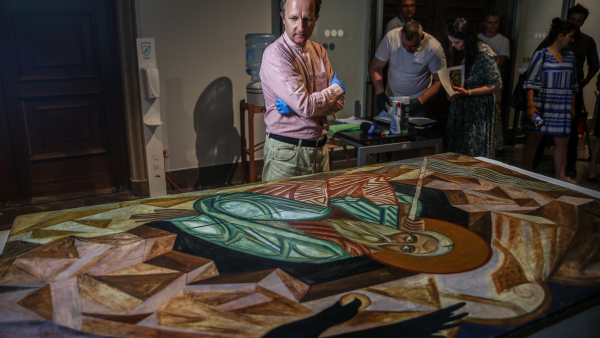 Dzieła sztuki sprowadzone ze Lwowa trafiły na wystawę w Muzeum Narodowym w Krakowie