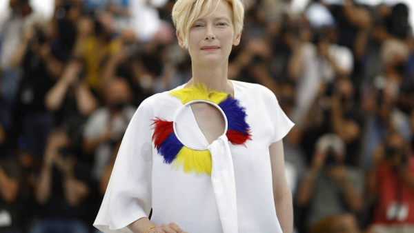 Psy Tildy Swinton dostały nagrodę na Festiwalu Filmowym w Cannes