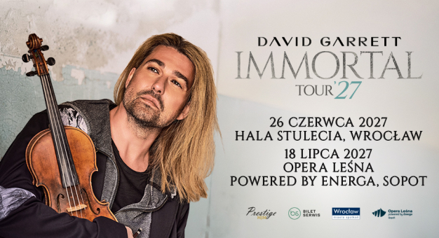 David Garrett wystąpi na dwóch koncertach w Polsce!