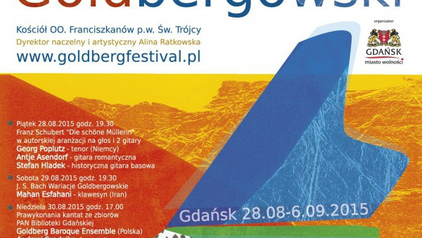 10. Festiwal Goldbergowski od piątku w Gdańsku 
