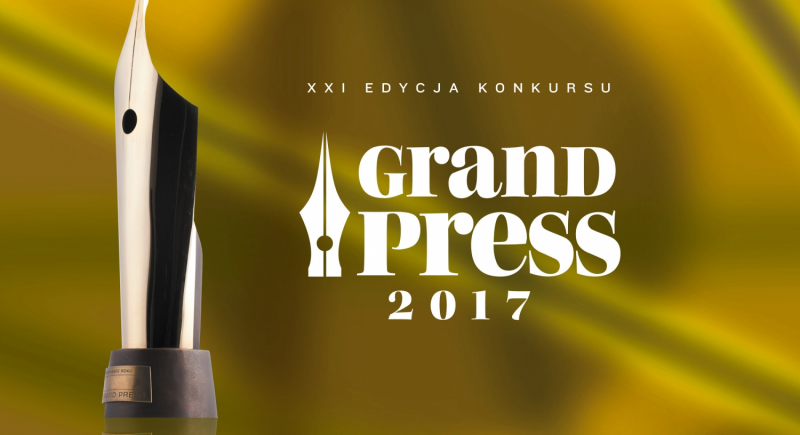 Nagrody Grand Press: Wojciech Bojanowski Dziennikarzem Roku 2017