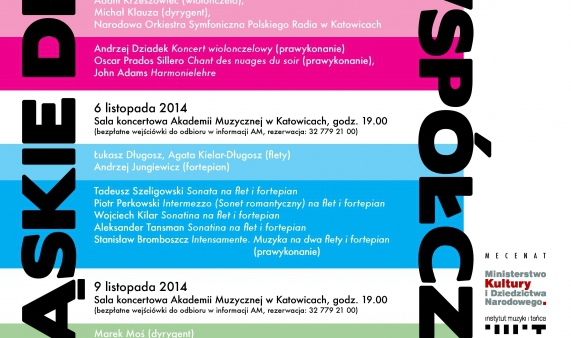 Związek Kompozytorów Polskich "XVI Śląskie Dni Muzyki Współczesnej"