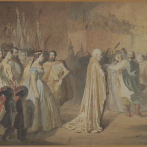 Klasztorek. W głębi muzeum  