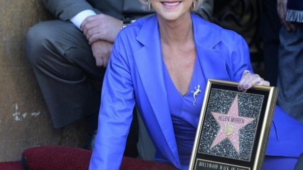 Helen Mirren odsłoniła swoją gwiazdę w Hollywoodzkiej Alei Sław