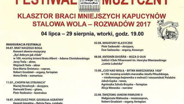Rozpoczyna się 27. Międzynarodowy Festiwal Muzyczny Stalowa Wola – Rozwadów