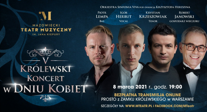 V Królewski Koncert w Dniu Kobiet na Zamku Królewskim