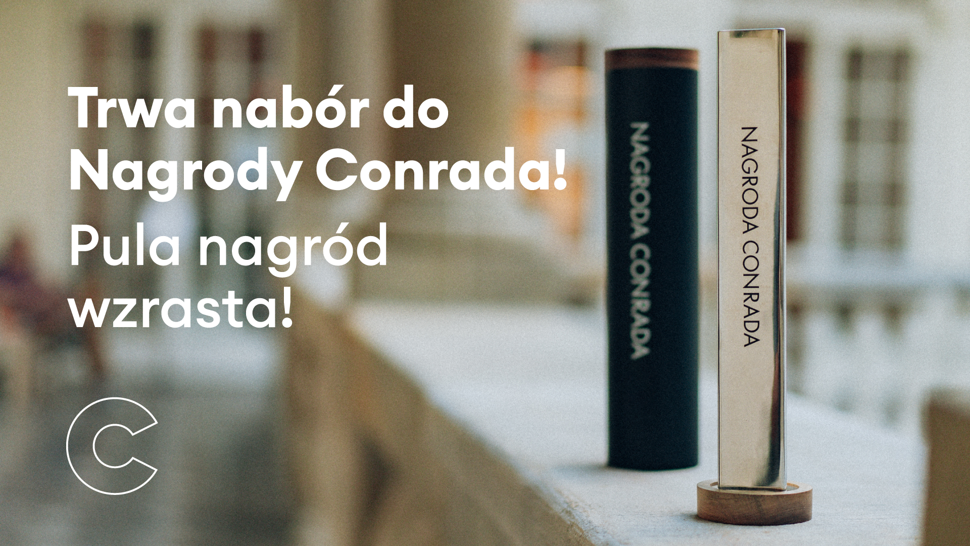 Ogłaszamy nabór do 12. edycji Nagrody Conrada. Większa pula nagród!