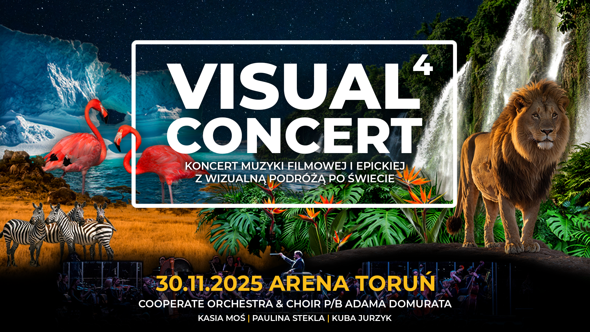 Visual Concert 4 już 30.11.2025 w Toruniu! Wyjątkowy koncert muzyki filmowej i epickiej z wizualną podróżą po świecie