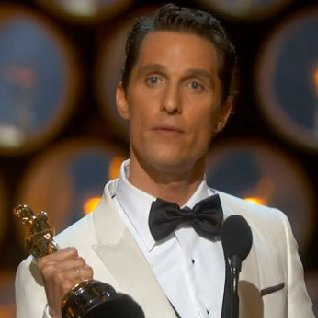 Matthew McConaughey otrzymał Oscara za rolę w filmie "Witaj w klubie" 