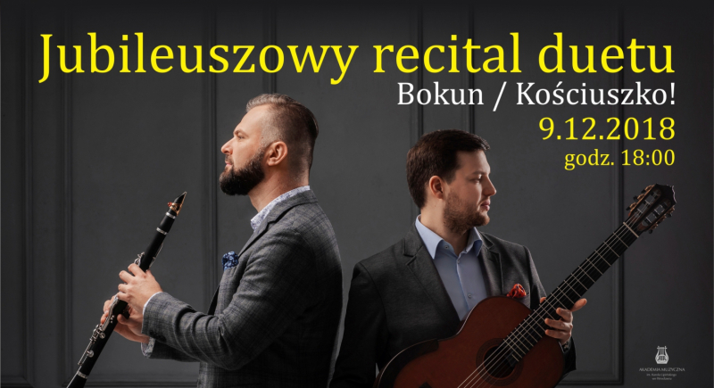 Koncert jubileuszowy Bokun/Kościuszko Duo