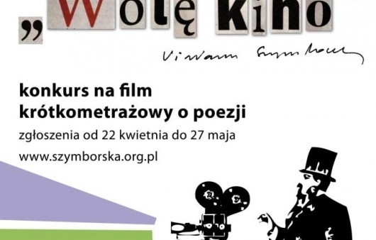W 90. rocznicę urodzin Wisławy Szymborskiej pokaz filmów o poezji