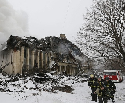 W Moskwie spłonęła jedna z największych bibliotek Rosji