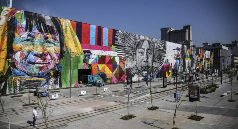 Rio - gigantyczny mural powstaje specjalnie na igrzyska