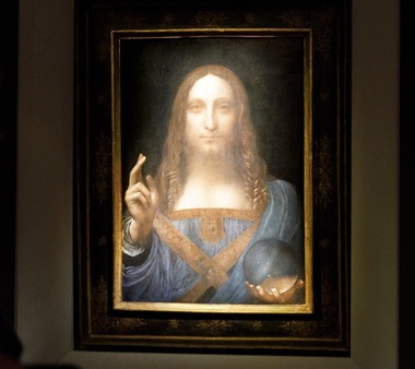 Obraz Leonarda da Vinci sprzedany za rekordowe 450,3 mln USD
