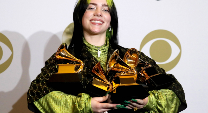 Billie Eilish triumfatorką 62. edycji nagród Grammy