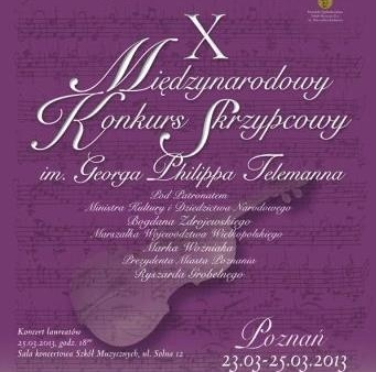 Poznanianka wygrała X Konkurs skrzypcowy im. Telemanna