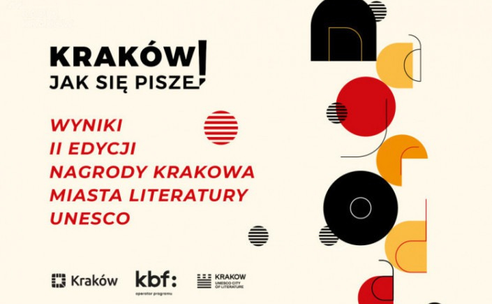 39 twórców laureatami drugiej Nagrody Krakowa Miasta Literatury UNESCO