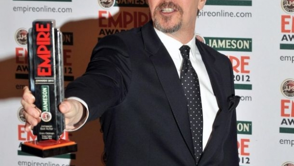Gary Oldman i "Szpieg" ze statuetkami Jameson Empire Awards