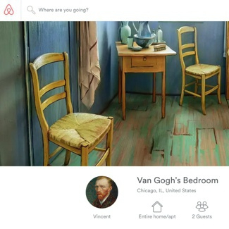 Spędź noc w sypialni Van Gogha