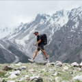 Andrzej Bargiel w bazie pod Nanga Parbat 