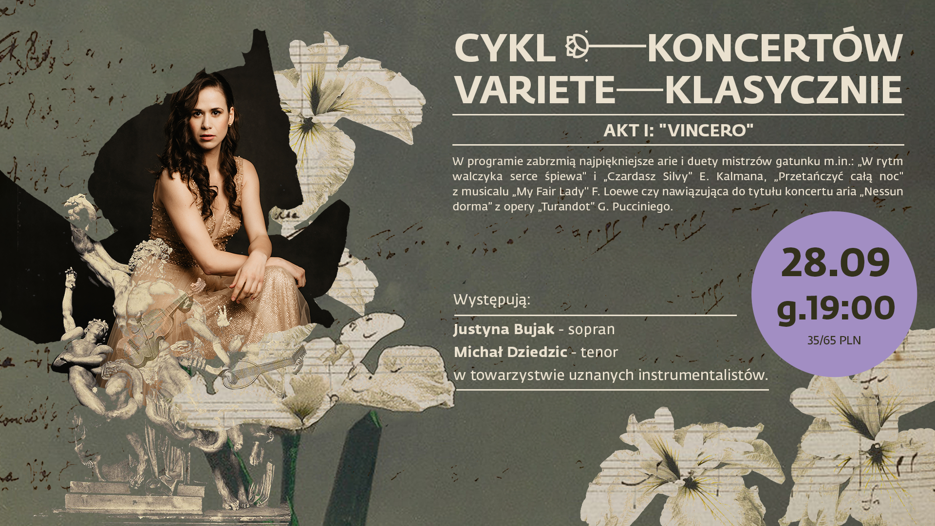 VARIETE KLASYCZNIE, czyli nowy cykl koncertów z muzyką operową, operetkową i musicalową w VARIETE