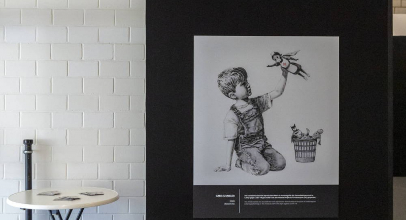 Dzieło Banksy’ego, podarowane pracownikom szpitala, sprzedano za astronomiczną kwotę