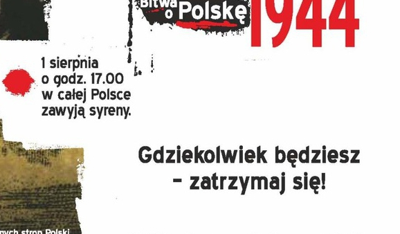 W godzinę "W" o 17:00 zawyją syreny. Zatrzymaj się! Minutą ciszy oddaj hołd powstańcom warszawskim  