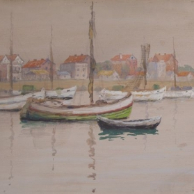 Prace marynisty Jaxy-Małachowskiego na wystawie w Gdańsku